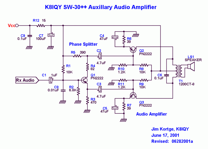 Added SW30+ audio amplifier